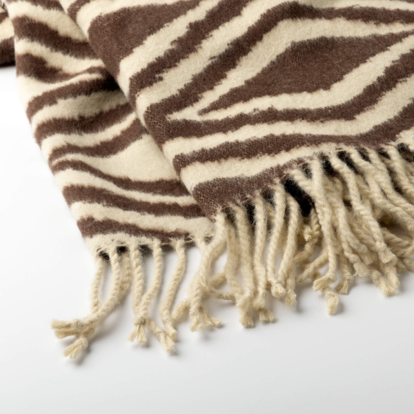 Hoii Plaid 'Amorella' 150 x 200 cm Chocolate Martini - Braun
